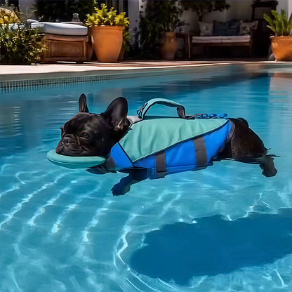 Reflective Dog Life Vest for Swimming - Breathable High Buoyancy Pet Safety Jacket