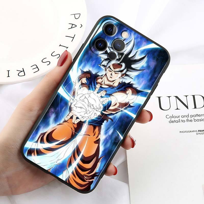 Anime Dragon Ball Super Saiyan Gogeta Phone Case - Soft TPU Protective Cover for iPhone 15 14 13 12 Pro Max