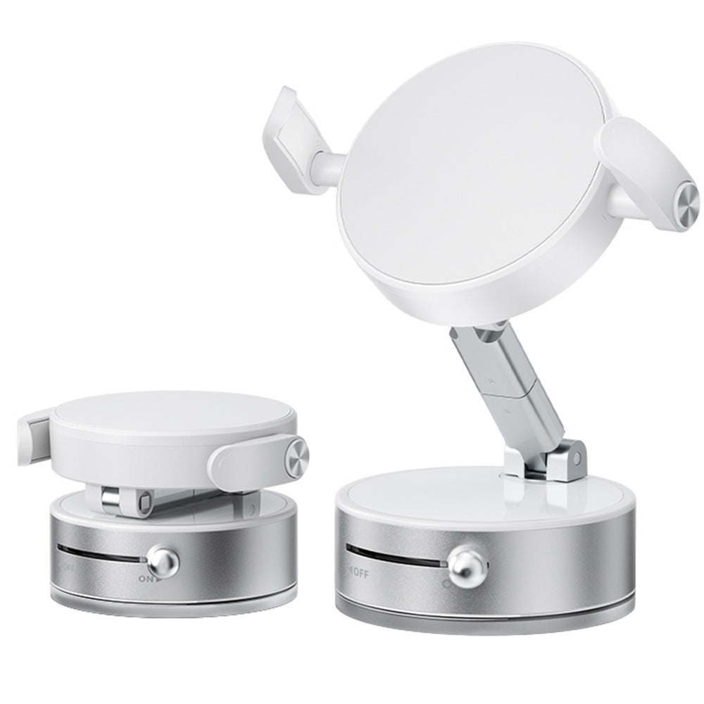 Vacuum Suction Cup Phone Holder - Magnetic Suction Chuck Car Mount & Desktop Stand