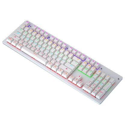 Cracked K880 Hot-Swappable Mechanical Keyboard - Green Switch Esports Gaming & Office Computer Wired Keyboard