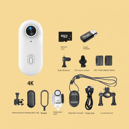 4K Miniature Sports Action Camera - Portable Magnetic Thumb Recorder for Biking & Vlogs