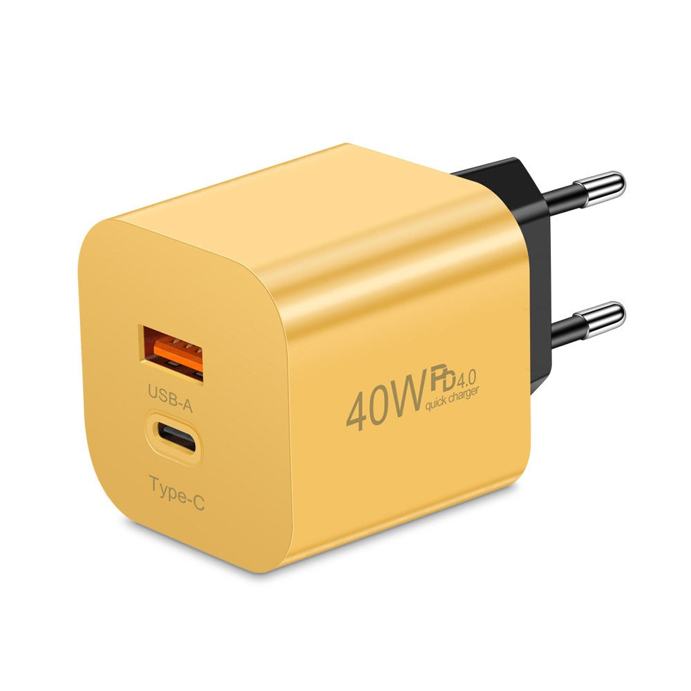 40W Fast Charging Adapter - Universal Type-C PD Wall Charger Brick