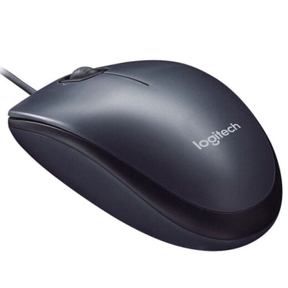 Logitech M91P Enterprise USB Wired Mouse - Precision Optical Office & Computer Mouse