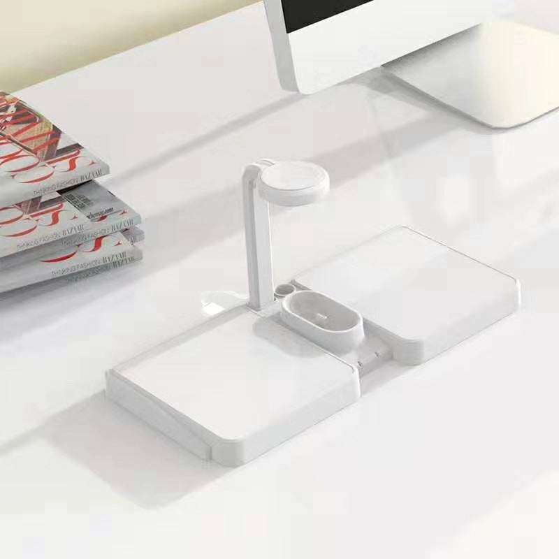 All-in-One 4-in-1 15W Fast Wireless Charging Station for iPhone, Apple Watch & AirPods