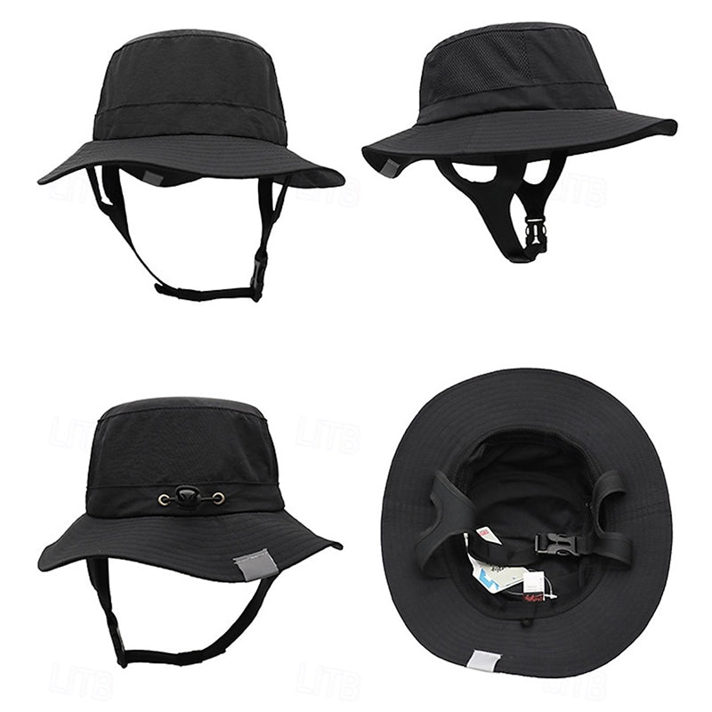 Breathable Outdoor Safety Bucket Hat with Hard Inner Shell - Detachable Cycling Protection Cap
