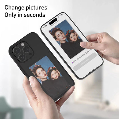 Smart E-Ink Screen NFC DIY Photo Display Phone Case for iPhone 15 14 13 Pro Max - Battery-Free Refreshable Cover