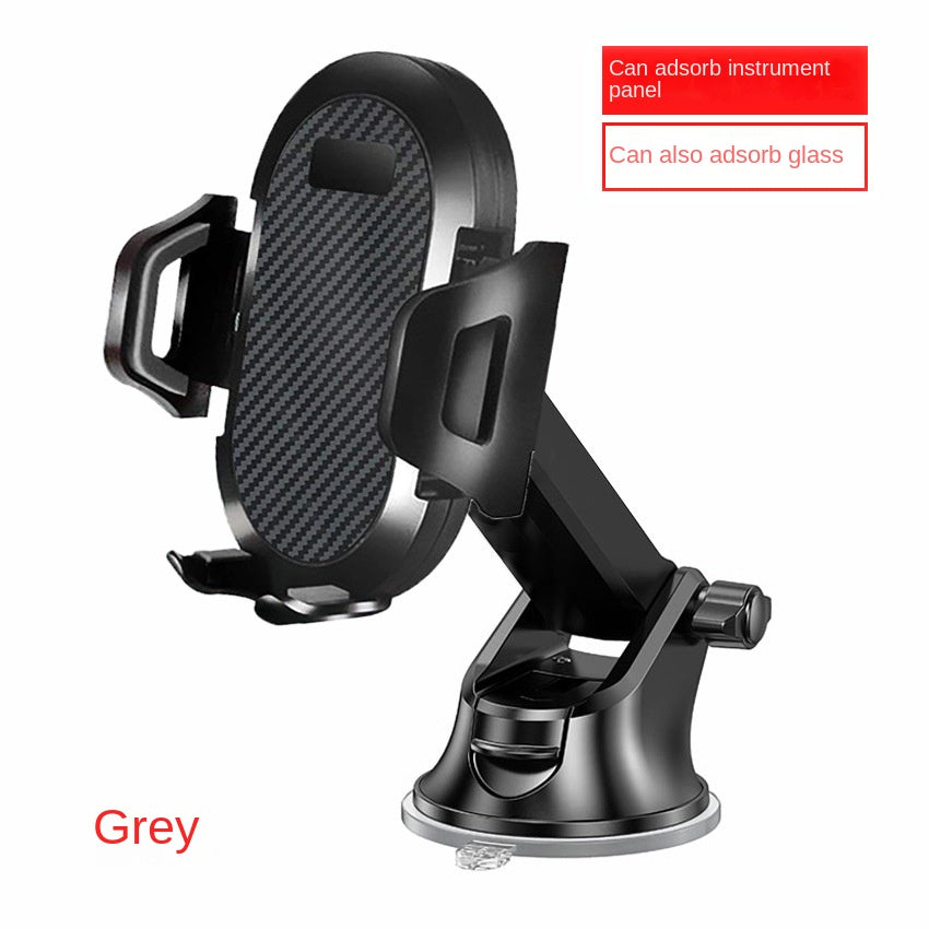 Telescopic Long Arm Car Phone Holder - Suction Cup Mount for Dashboard & Windshield
