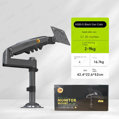 NBH100 Monitor Arm - Adjustable Desk Mount for Desktop Computers with Reversible Mounting Bracket