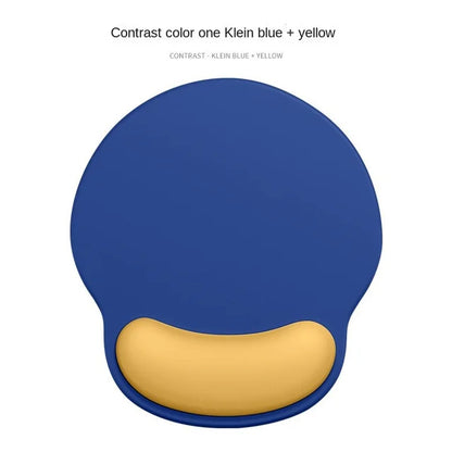 Gradient Silicone Mouse Pad with Wrist Rest - Ergonomic Anti-Slip Wrist Support Pad for Computer & Office