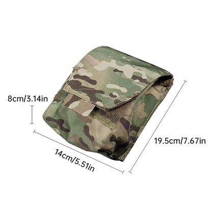 Tactical Laser Cut MOLLE Admin Pouch - Multi-Use Utility Storage & EDC Organizer