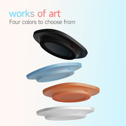15W Fast Wireless Charger Pad - Square Desktop Qi Wireless Charging Mat for iPhone, Samsung & Huawei