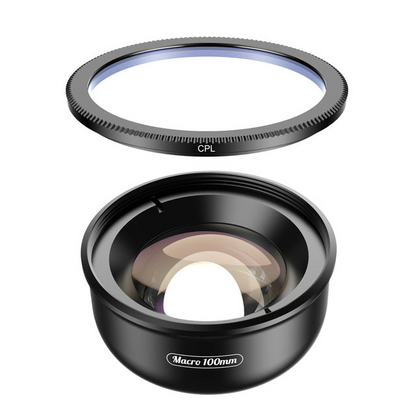 High-Definition Mobile Phone Macro Lens - Clip-On External Camera Lens Kit for iPhone & Android