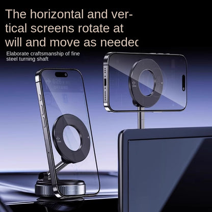 Multi-Functional Magnetic Car Mount - Foldable Dashboard Phone Holder & Vehicle Stand