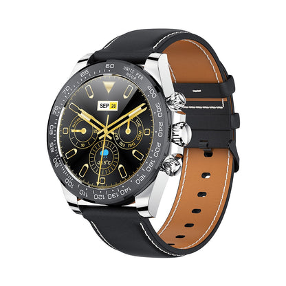 Luxury Metallic Smart Watch with Bluetooth Calling & Heart Rate Tracker
