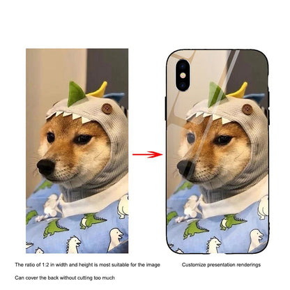 Custom Photo DIY Printed Phone Case for iPhone 15 14 13 12 Pro Max - Personalized Cute Cat Picture Cover