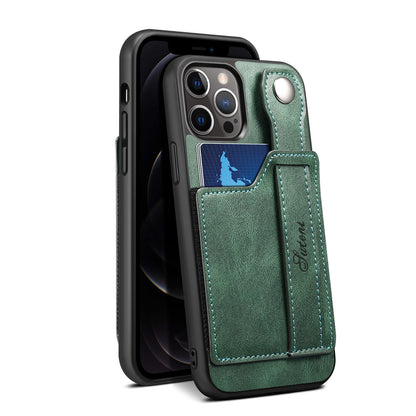 Premium Leather Wallet Phone Case for iPhone 14 Pro Max - Multi-Card Holder & Money Pocket Back Cover