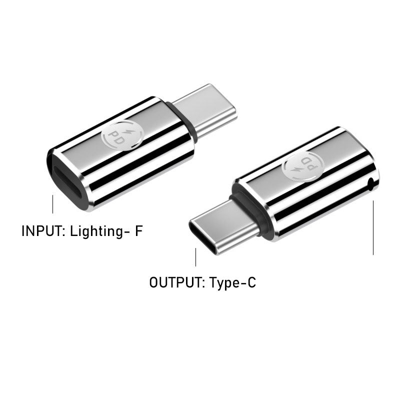 Lightning Female to Type-C Male 27W PD Fast Charging Adapter for iPhone 16 15 Series & iPad