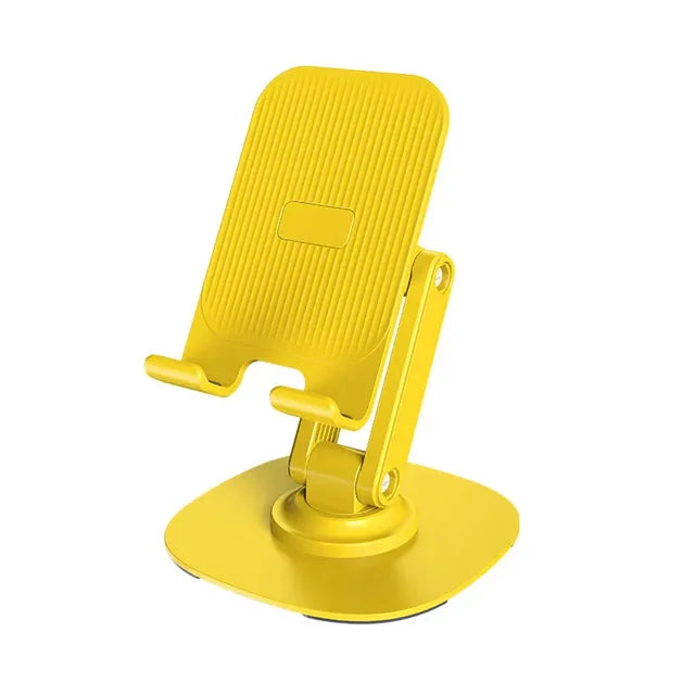 Foldable Rotating Phone Stand - Adjustable Desktop Tablet & Smartphone Holder Support
