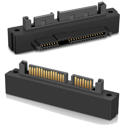 SATA to SAS 90-Degree Right-Angle Adapter - SFF-8482 Motherboard Storage Connector