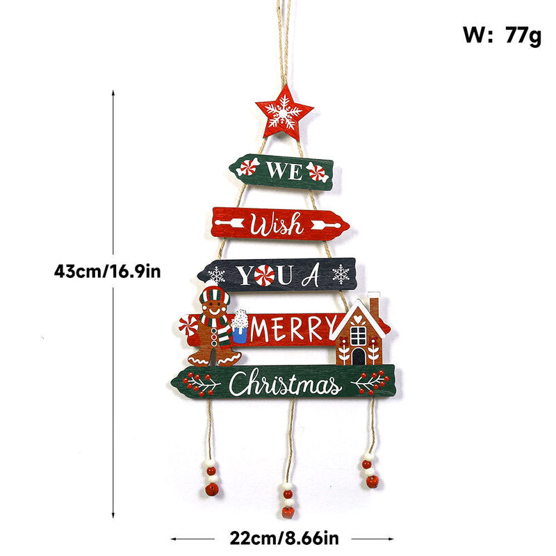 DIY Foldable Gnome Christmas Hanging Ornament - Festive Wall Decor