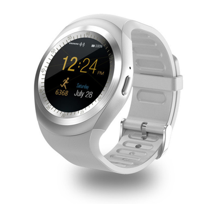 696 Y1HR Smart Watch - Bluetooth & SIM Card Sport Smartwatch & Fitness Bracelet with Heart Rate Monitor