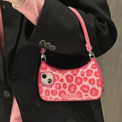 Cute Portable Crescent Bag Phone Case with Chain Strap for iPhone 14 13 12 11 - Soft Protection Cover