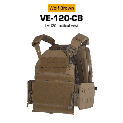 Quick Release Tactical Plate Carrier Vest - MOLLE Camouflage Body Armor Vest