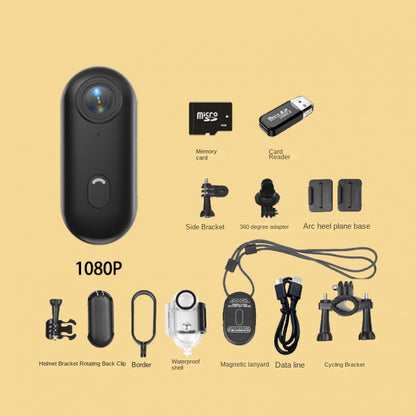 4K Miniature Sports Action Camera - Portable Magnetic Thumb Recorder for Biking & Vlogs