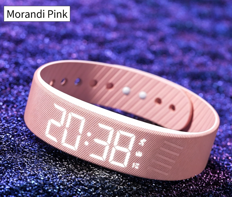 Multi-Functional Sports Fitness Tracker - Slim Digital LED Watch with Vibration Alarm