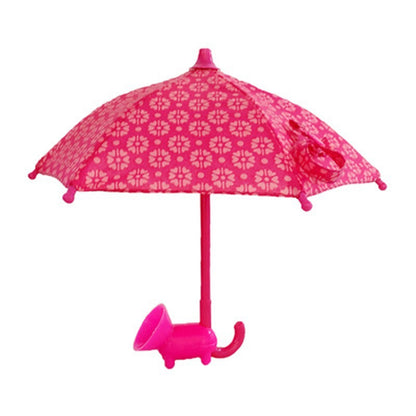 : Mini Phone Umbrella Sun Shade with Suction Cup Holder - Anti-Glare Outdoor Mobile Bracket