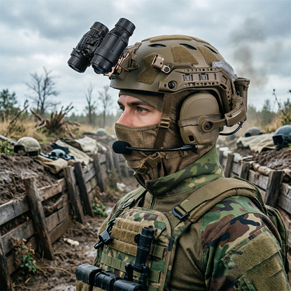 Non-Functional DTNVS Night Vision Goggles Model - Tactical Helmet Gear for Paintball & Cosplay