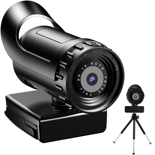 4K Autofocus USB Webcam - HD Network Computer Camera with Drive-Free Plug & Play