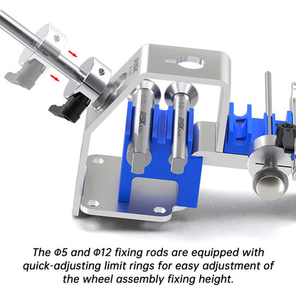 RISK RL350 Bicycle Hub Maintenance Vise Clamp Tool - 20mm Thru Axle Drum Hub Fixing Rod