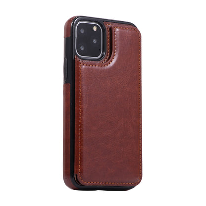 Vintage Crazy Horse Leather Wallet Phone Case with Flip Card Slots for iPhone 15 14 13 Pro Max