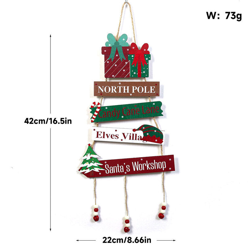 DIY Foldable Gnome Christmas Hanging Ornament - Festive Wall Decor