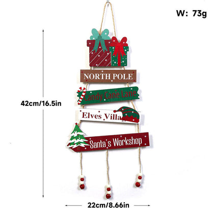 DIY Foldable Gnome Christmas Hanging Ornament - Festive Wall Decor