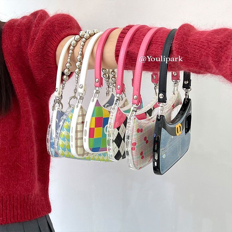 Chic Handbag Style iPhone Case with Leather Strap - Full Inclusive Protection Cover for iPhone Series