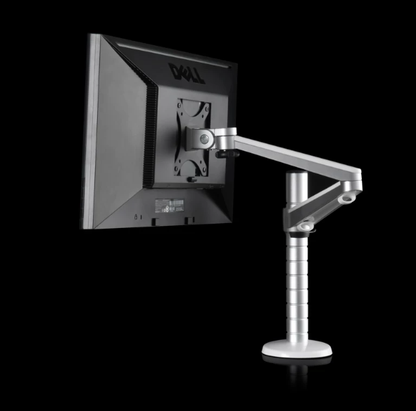 Dual Monitor and Laptop Stand Arm - Aluminum Alloy Double-Section Mount for Desktop Screens and Notebooks