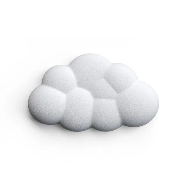 Cloud Memory Foam Keyboard & Mouse Wrist Rest Set - Ergonomic Anti-Slip Desktop Wrist Support Pad for Office & Gaming