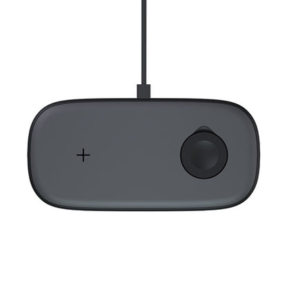 Ultra-Thin 2-in-1 Wireless Charging Pad - Dual Fast Charging Station for iPhone & Apple Watch