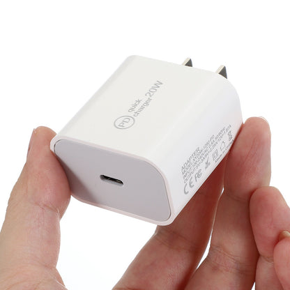 20W PD Fast Wall Charger - Type-C Travel Charging Head Adapter