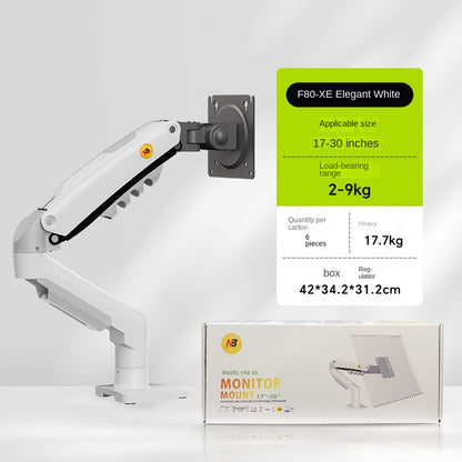 NBH100 Monitor Arm - Adjustable Desk Mount for Desktop Computers with Reversible Mounting Bracket