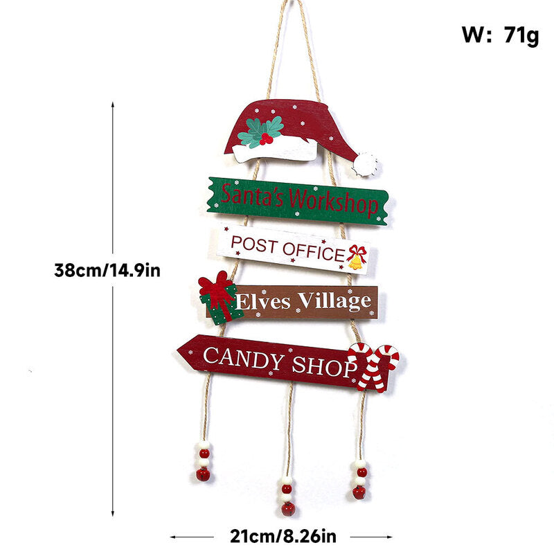 DIY Foldable Gnome Christmas Hanging Ornament - Festive Wall Decor