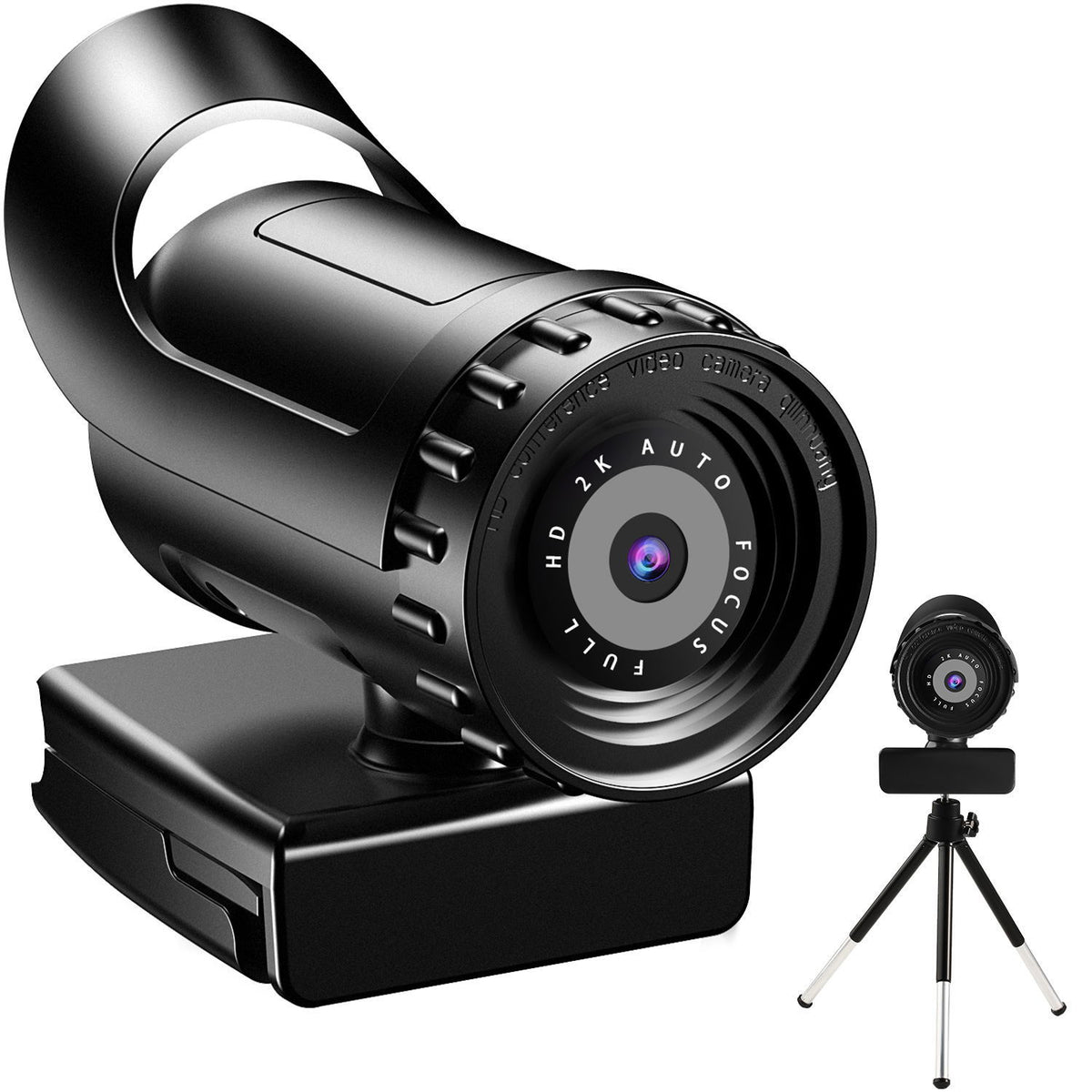 4K Autofocus USB Webcam - HD Network Computer Camera with Drive-Free Plug & Play