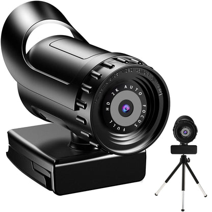 4K Autofocus USB Webcam - HD Network Computer Camera with Drive-Free Plug & Play