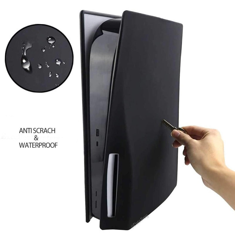 PS5 Silicone Protective Cover - Anti-Scratch Soft Skin Case for PlayStation 5 Console Disc Edition