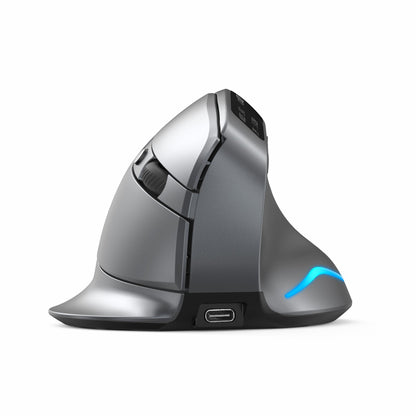 ZELOTES Master F-26C Vertical Wireless Mouse - Dual Mode Ergonomic Mouse with Display & Charging