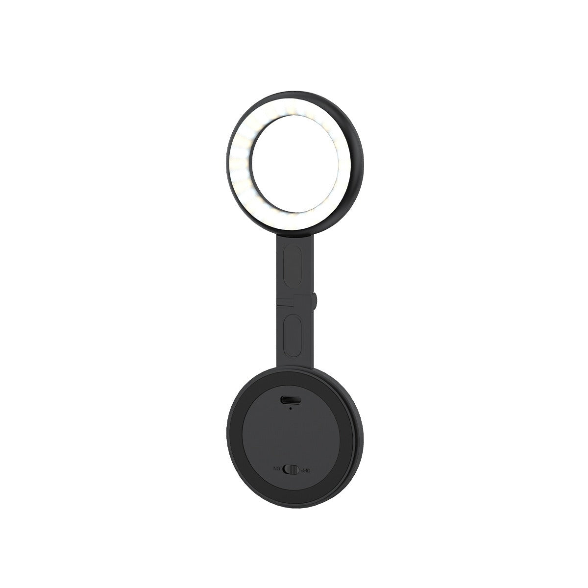 Mini Folding Magnetic Selfie Fill Light - Portable Makeup & Conference Lighting Ring Light