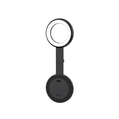 Mini Folding Magnetic Selfie Fill Light - Portable Makeup & Conference Lighting Ring Light