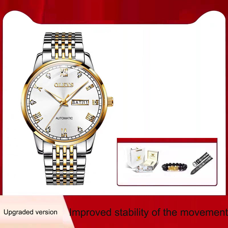 OLEVS Luxury Men's Automatic Mechanical Watch - Waterproof Luminous Business Wristwatch